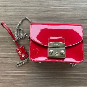 Furla Metropolis Mini Crossbody Ruby